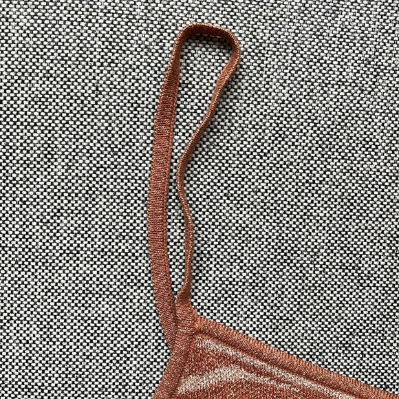 ✨ Anthropologie Cora Striped
Animal Print Metallic Spaghetti
Strap top ✨Size: M - Picture 8 of 14